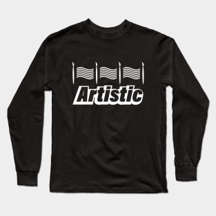 Artistic fun typography design Long Sleeve T-Shirt